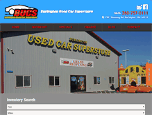 Tablet Screenshot of burlingtonusedcarsuperstore.com